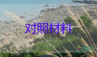 以案促改個(gè)人對(duì)照材料7篇