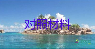 支部委員對(duì)照材料5篇