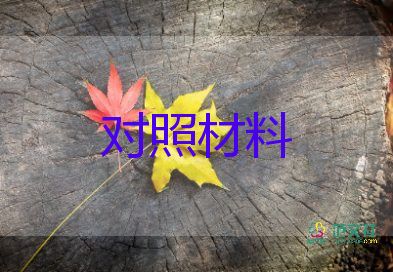 2023生活會(huì)對(duì)照材料推薦7篇